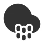Cloud Drizzle SVG Icon